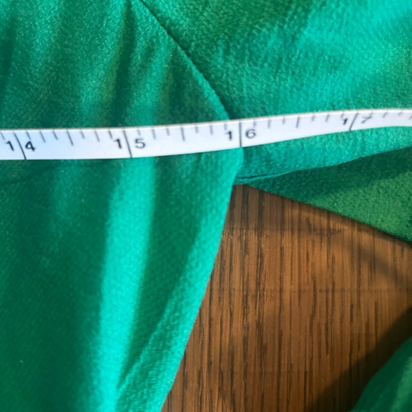 Vintage Inspired MOTF Vibrant Green Long Sleeve Dress with Lining Size X-Small - Picture 8 of 9